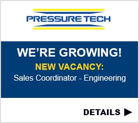 Pressure Tech: Sales Coordinator (Engineering) Job Vacancy