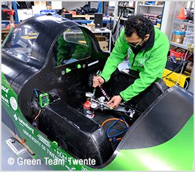 Pressure Tech LW-TS414 pressure regulator saves Green Team Twente Shell Eco-Marathon vehicle 0.5kg!