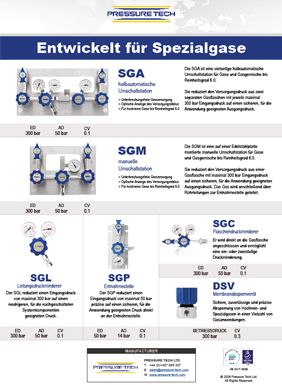 Speciality Gas Product Range (DE)
