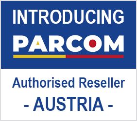 Parcom logo with welcome message