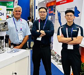 Photos from Pressure Tech and ENE Petro's stand at the Oil and Gas Asia show